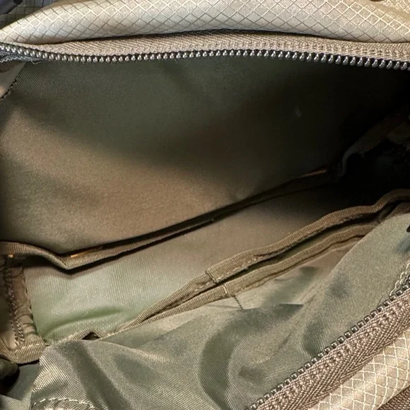 Sage Olive and Black Men's Belt Bag /fly fishing bag